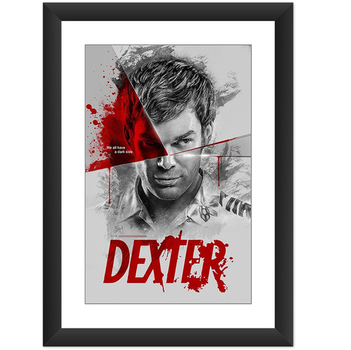 Quadro Dexter Seriado Series Filme Desenho Decoracao Sala Ap