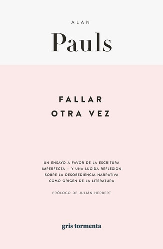 Fallar Otra Vez - Pauls, Alan