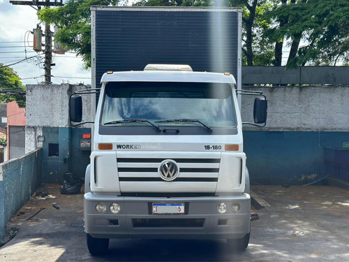 Vw 15180 Worker Ano 2009 Único Dono Baú 6.80 Metros