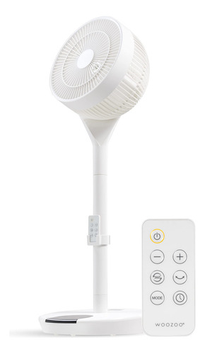Woozoo Ventilador 360 Grados De Pedestal 12 Velocidades Cantidad De Aspas 3 Estructura Blanco Aspas Blanco Diámetro 32 Cm Frecuencia 60 Material De Las Aspas Plástico