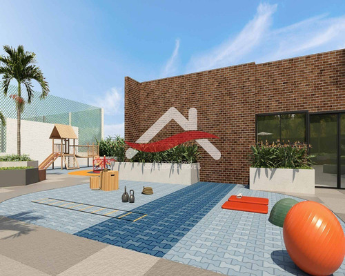 Imagem 7 de 12 de Biarritz - Const. Planeta, Apartamento 53 M², 1 Dormitório, Living, Cozinha Americana, Varanda Gourmet, Coworking, Spa, Lazer Total, 1 Vaga, Campolim - Ap00189 - 70032585