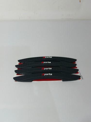 Protector Tope Puerta De Carro Goma Negra Flexible