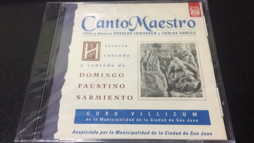 Canto Maestro Historia De Sarmiento O. Iribarren Y Gaces Cd 