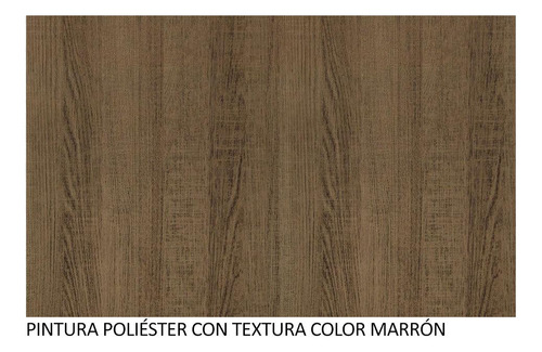 Ropero Closet Madesa Vivare Plus 2 Puertas 2 Espejos Mm Color Rustic