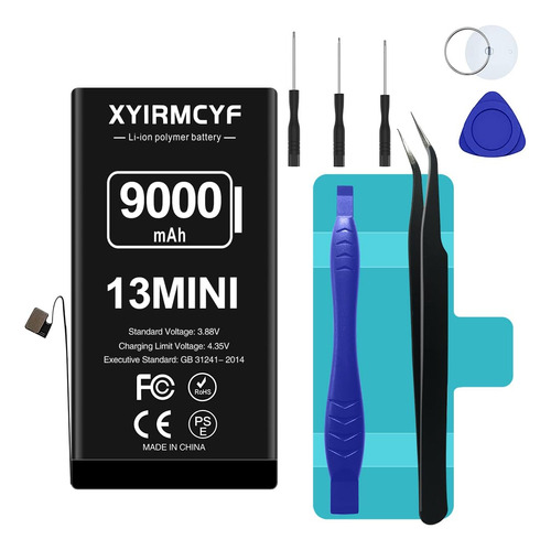 Xyirmcyf Bateria De 9000 Mah De Gran Capacidad Compatible Co