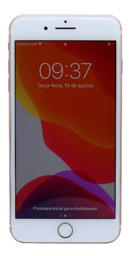 iPhone 7 Plus 128gb Rose A1661 Sem Acessórios Com Nf A12687