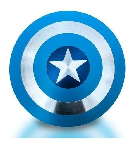 Escudo de aluminio azul Captain America Marvel Avengers de 30 cm
