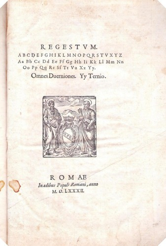 De Victu Romanorum Et De Sanitate Tuenda Libri Quinque 1582