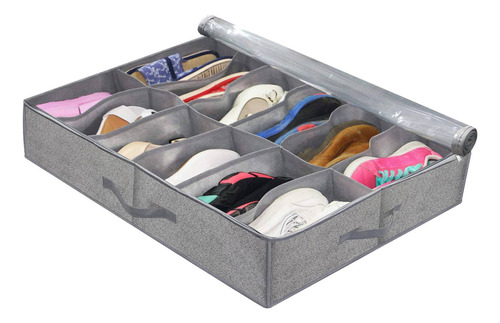 Caja De Almacenamiento De Zapatos Para Debajo De La Cama Con