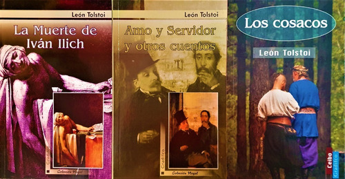 Lote X3 Tolstoi Gradifco Muerte Iván Amo Y Servidor Cosacos