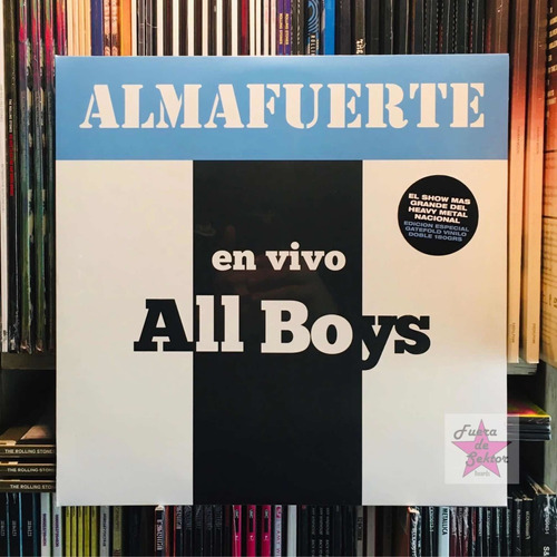 Vinilo Almafuerte En Vivo All Boys 2 Lps Nuevo Y Sellado.