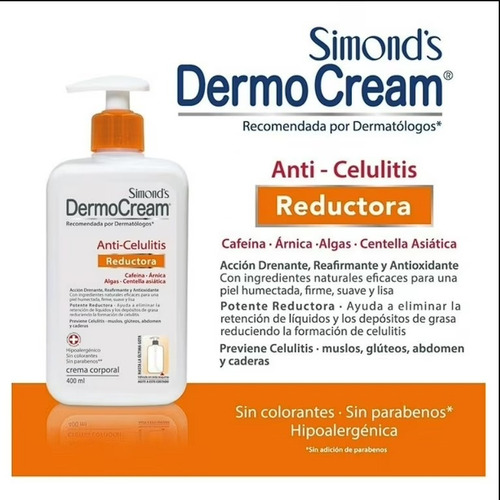 Simonds Dermocream Crema Anti-celulitis 400ml