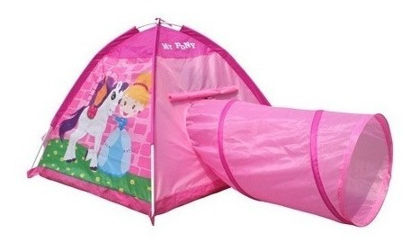 Carpa Pony Con Tunel Infantil Iplay 8341 Isud