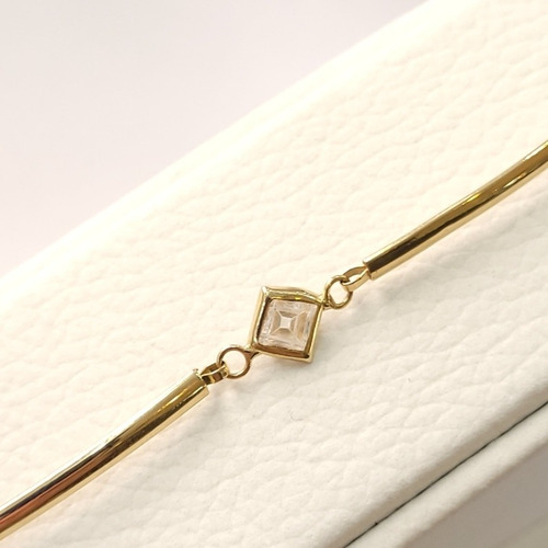 Imagen 3 de 3 de Pulsera Oro 18kts/750 Diseño Italy 4,3grs 19x0,2cm Brumat