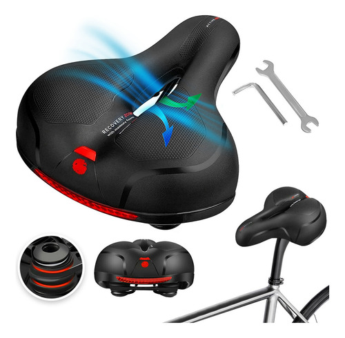 Para Asiento Sillin Bicicleta Cojín Suave, Impermeable