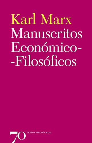 Libro Manuscritos Económico Filosóficos De Marx Karl Edicoes