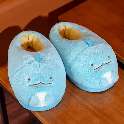 Zapatillas De Felpa Con Dibujos Animados Para Mujer, Zapatos