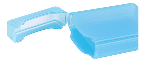 Carcasa Rígida Azul Antiestática Disk Storage 3.5 Hdd Ssd