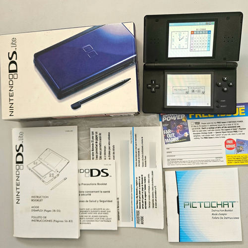 Nintendo Ds Lite Completo Na Caixa Dslite Azul (Usado)