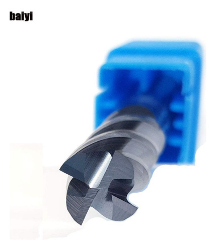 Joleully 1/2 Carbide Square End Mill, Hrc 45 Grados De Un S