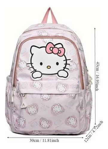 Mochila Escolar Sanrio Hello Kitty Cinnamoroll Melody Kuromi