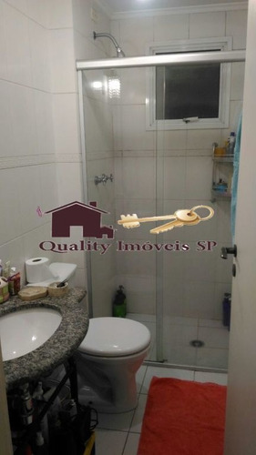 Imagem 9 de 15 de Lindo Apto, Proximo Ao Metro Saude Com 2 Dormitórios, Uma Suite, Uma Vaga Sacada Envidraçada. Andar - Qy2041