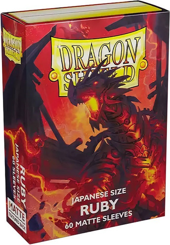 60 Protectores Mini Mate Japones Ruby Dragon Shield