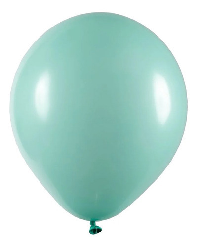 Balão De Festa Redondo Liso - Verde Claro - 12 30cm - 24 Un