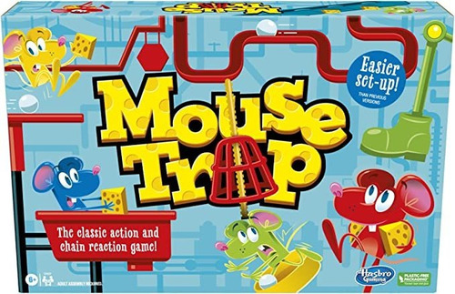 Hasbro Gaming Mouse Trap Juego De Mesa Para Niños De 6 Años