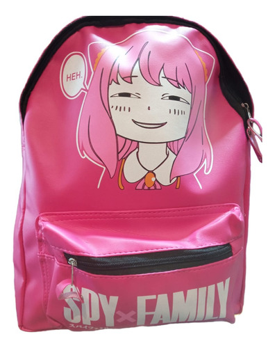 Mochila Anya Spy X Family Ecocuero Y Lona Reforzada Premium