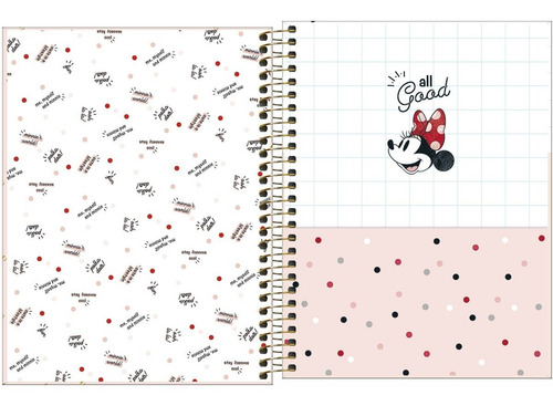 Caderno Colegial 1mat. Minnie 80 Fls - Tilibra