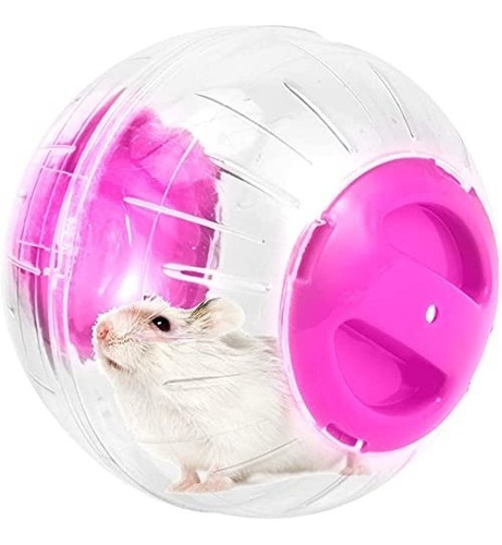 Imagen 4 de 5 de Esfera Cristal Acrilica Juguete Hamster Jerbo Cobayo 20cm