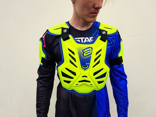Colete Motocross Asw Maxx Trilha Enduro Bmx Atv Azul