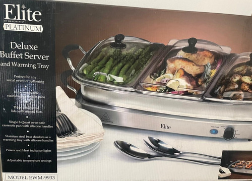Bufetera Elite Platinum Ewm-9933, Acero Inoxidable, 7.5qt (Usado)