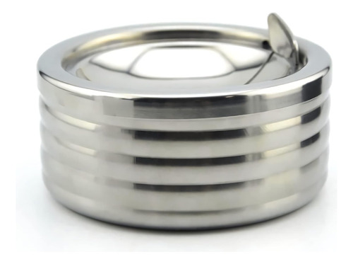 Con Tapa Abatible Acero Inoxidable Cenizas Ceniceros Metal