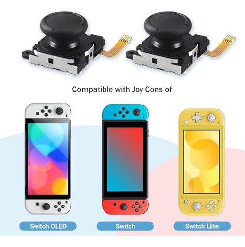 Pack De Reemplazo Joycon Joystick Para Switch Y Oled
