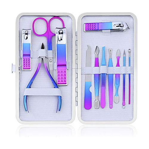 Cgbe Juego De Manicura Cortauñas Kit De Pedicura Hombres Mu