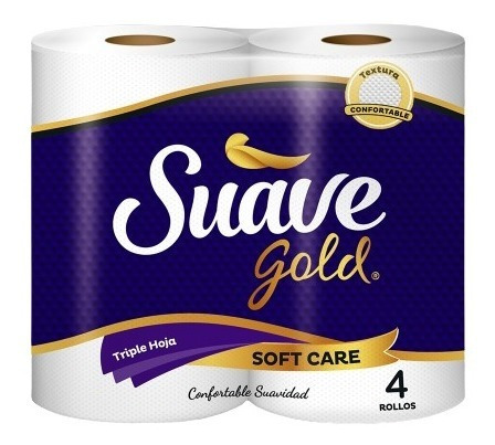 Papel Higiénico Suave Gold Soft Care (12x4)