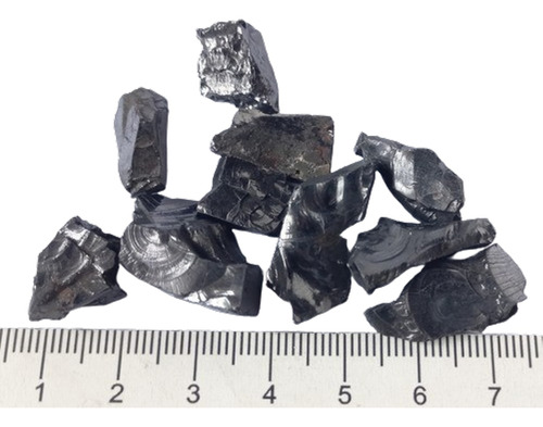 Shungita Karelia En Bruto Noble Shungite (smooth) X 10grs Vi