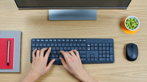 Imagen 8 de 10 de Combo Teclado Y Mouse Inalámbrico Logitech Mk235