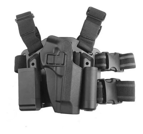 Imagen 2 de 6 de Glock Policial Muslera Estuche Porta Pistola Grande
