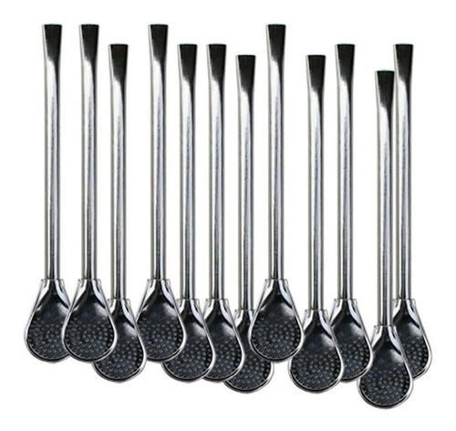 Atacado 30 Bombas Metal Médias Polidas 19cm Tererê Gastrobel