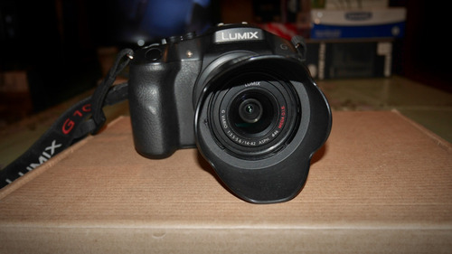 Cámara Wifi Nfc Panasonic Lumix G6k+lente G Vario 14-42mm! Negro (Usado)