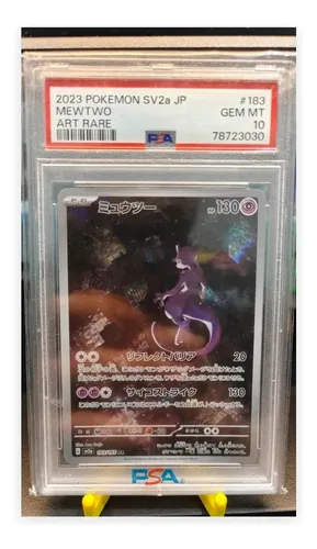 Mewtwo 183/165 Nm Jp Pokémon Pokemon Card 151 (sv2a) Psa 10