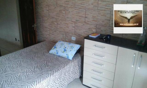 Imagem 7 de 9 de Casa 03 Dormitórios, 02 Banheiros ,churrasqueira Residencial À Venda, Jardim Silvana, Santo André. - Ca0008
