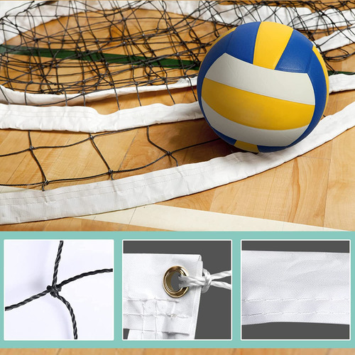 Heavy Duty Outdoor Volleyball Net For Backyard With Steel Ca