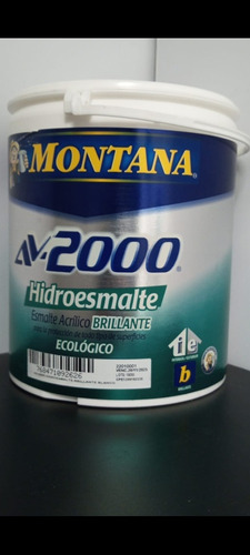 Pintura Montana Hidroesmalte Blanco Brillante