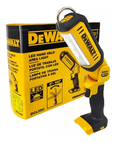 Lanterna Led Light Com Clip Articulado Max 20v Dewalt Dcl050