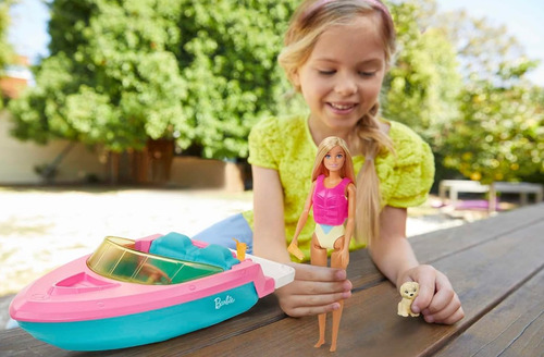 Barbie Estate Lancha Con Muñeca