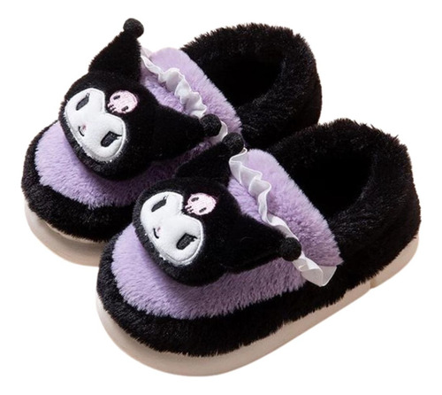 Pantuflones  Kuromi Importados Niña T:24 Al 29